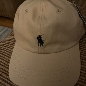 Ralph Lauren Khaki Polo Baseball Hat.